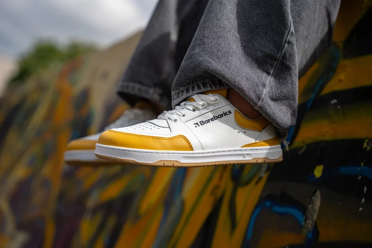 Wave - White & Sunset Yellow