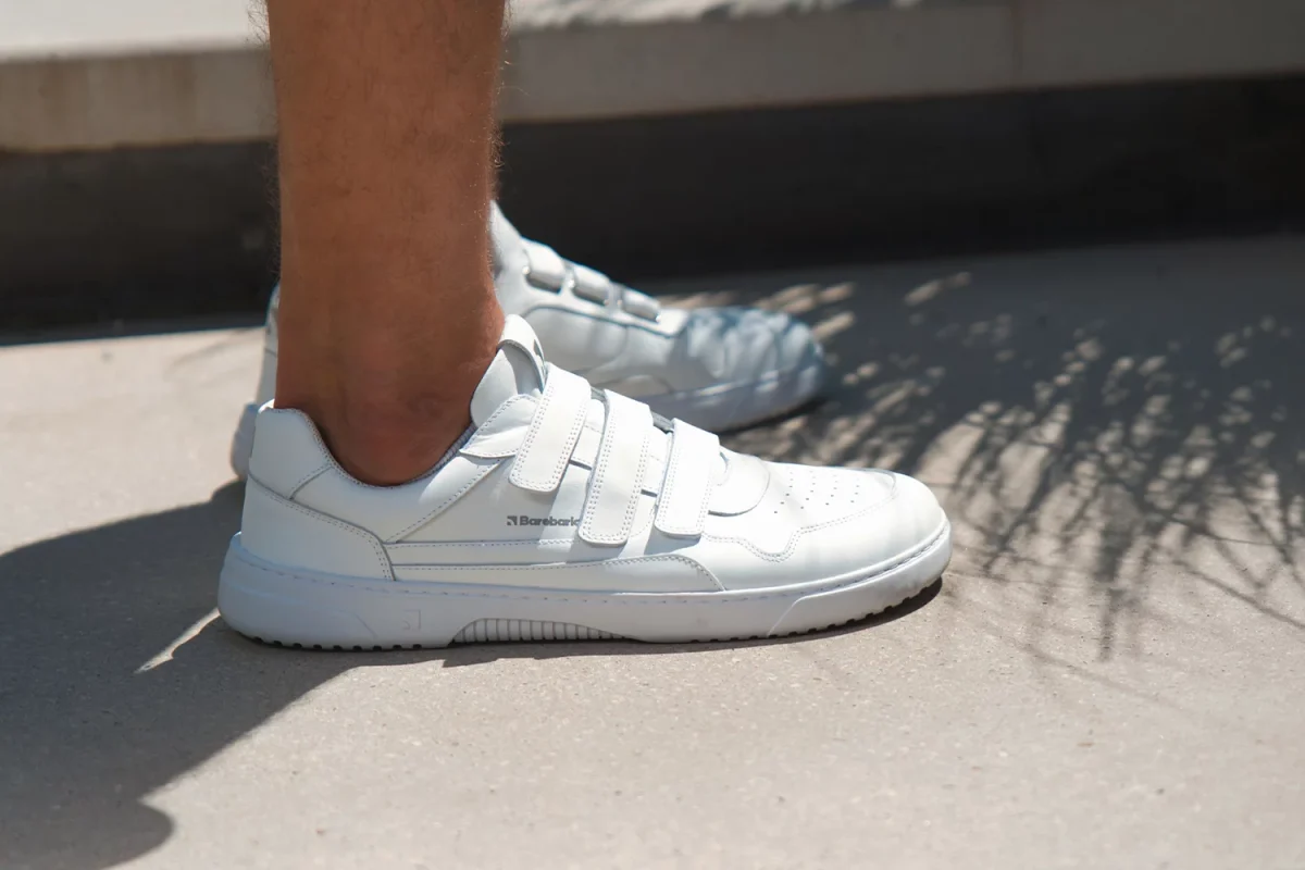 Zing Velcro - All White - Leather